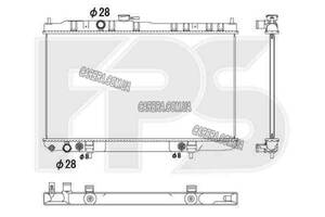 Радиатор NISSAN ALMERA CLASSIC B10
