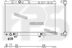 Радиатор NISSAN ALMERA CLASSIC B10