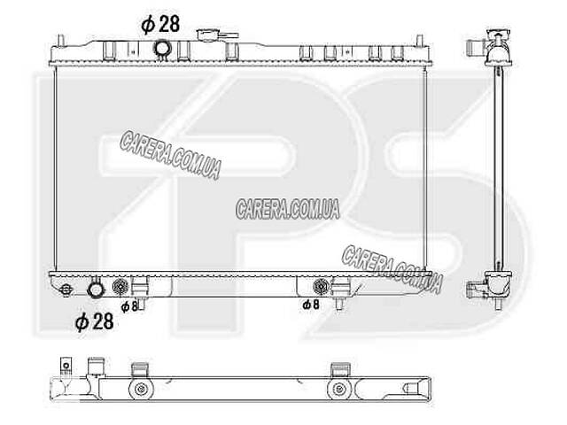 Радиатор NISSAN ALMERA CLASSIC B10