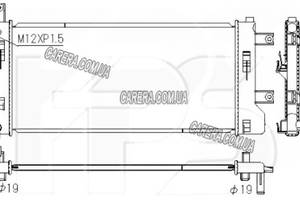 Радиатор NISSAN LEAF