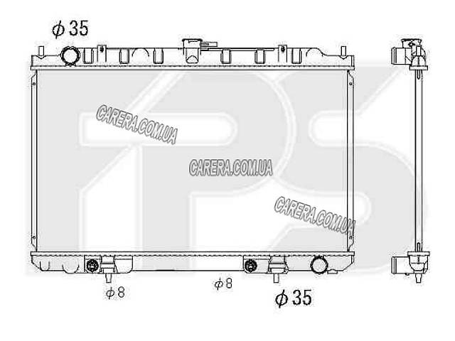 Радиатор NISSAN MAXIMA A33