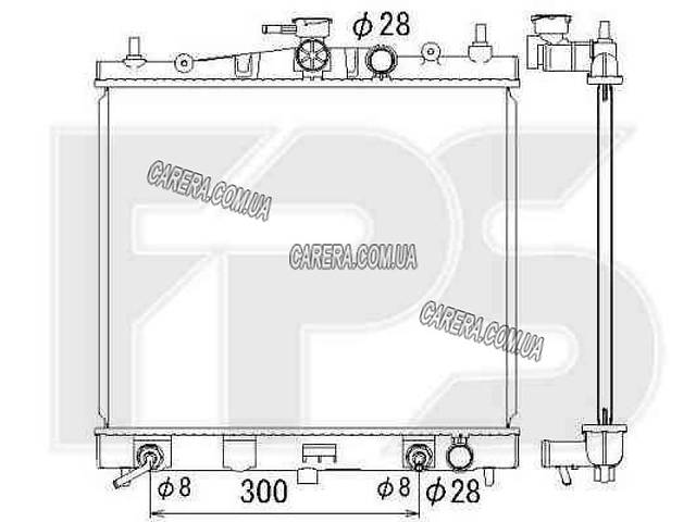 Радиатор NISSAN MICRA K12