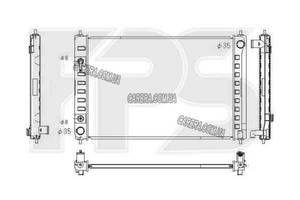 Радиатор NISSAN MURANO 08- (Z51)