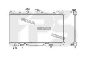 Радиатор NISSAN PRIMERA 02-08 (P12/W12)