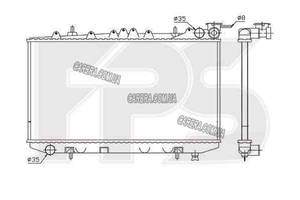 Радиатор NISSAN PRIMERA 91-96 (P10/W10)