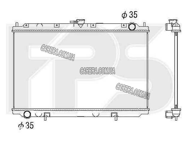 Радіатор nissan primera 96-02 (p11/w11)