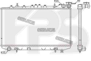 Радиатор NISSAN PRIMERA P10/W10