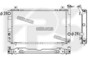 Радиатор NISSAN SUNNY N13 86-90