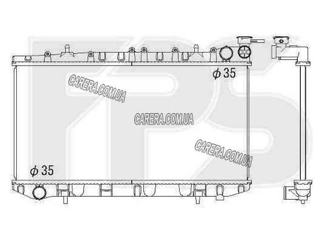 Радіатор NISSAN SUNNY N14 (1991-1996)