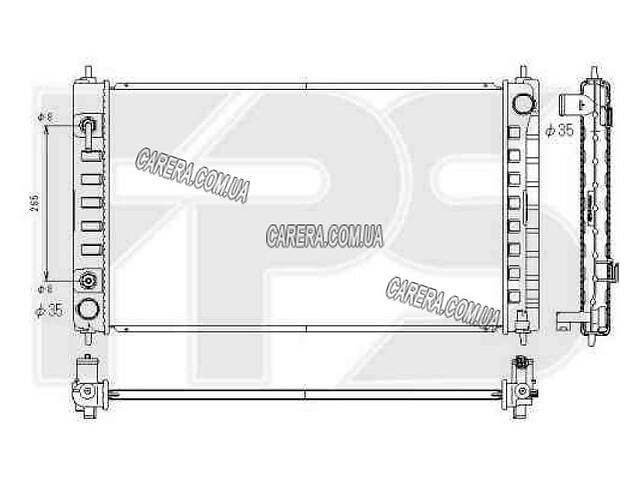 Радиатор NISSAN TEANA J32 08-