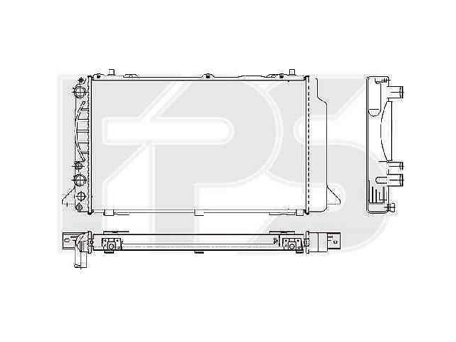 Радиатор охлаждения AUDI 80 / 90 1991-1994 FP 12 A411