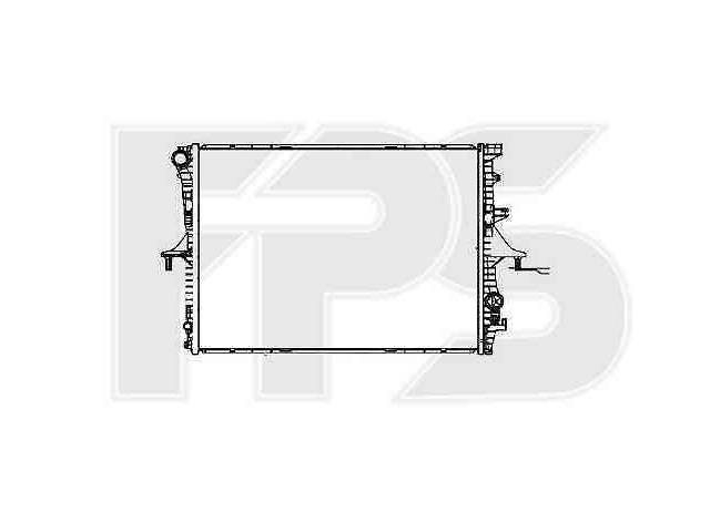 Радиатор охлаждения Audi Q7, Porscher VW Touareg, Porsche Cayenne 3.0 TDI, 4.2, 3.2 (02-09) NRF FP 74 A1208