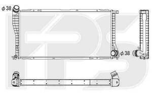 Радиатор охлаждения BMW (BEHR) FP 14 A874-X