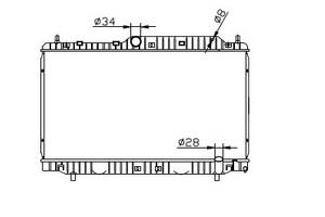 Радиатор охлаждения CHERY Estar(08-) Glyser 282997