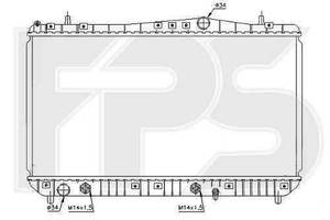 Радиатор охлаждения CHEVROLET TACUMA 2000-2008 FP 17 A702