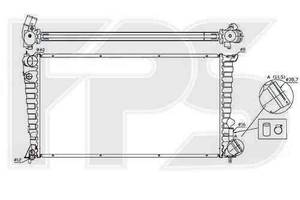 Радиатор охлаждения CITROEN BERLINGO 1997-2002 FP 20 A64-P