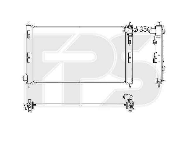 Радиатор охлаждения CITROEN C-CROSSER 2008-2011 FP 48 A1155