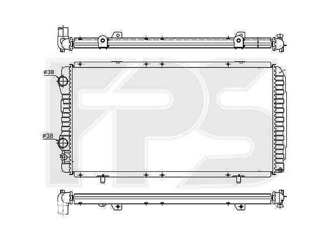 Радиатор охлаждения CITROEN JUMPER 1994-2001 FP 20 A722-X