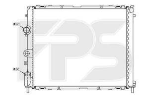 Радиатор охлаждения Dacia / Renault (NRF) FP 56 A394-X