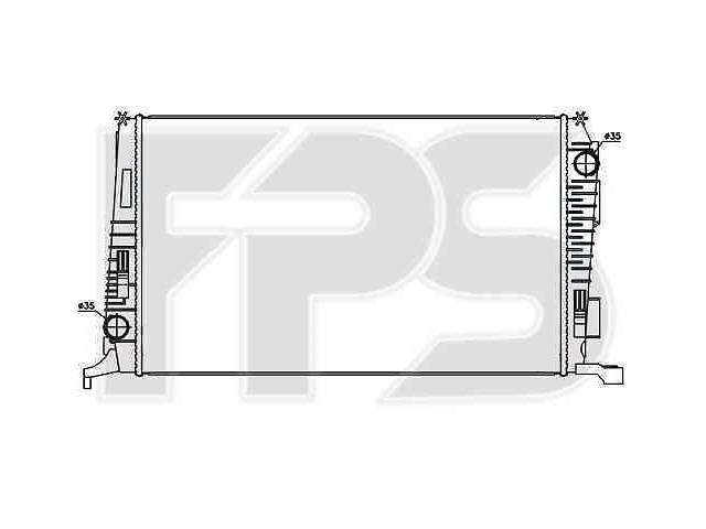 Радиатор охлаждения Dacia / Renault (NRF) FP 56 A935-X