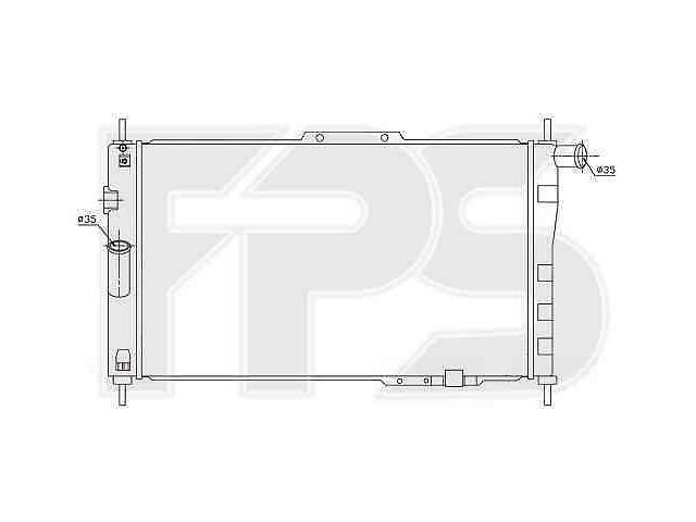 Радиатор охлаждения DAEWOO ESPERO 1995-1999 FP 22 A690