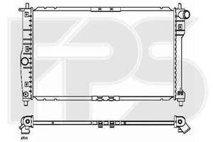 Радиатор охлаждения Daewoo Lanos, Daewoo Nexia c МКПП, с кондиционером (FPS) FP 22 A775-P