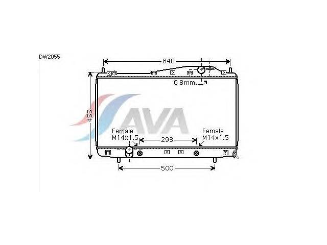 Радіатор охолодження DAEWOO Magnus(02-) Glyser 062055