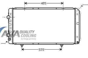 Радиатор охлаждения FIAT Ducato II (94-) Glyser 262146