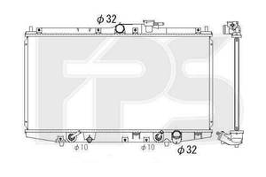 Радиатор охлаждения HONDA ACCORD 6 1999-2002 EUR SDN / HB FP 30 A1390-X