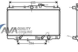 Радиатор охлаждения HONDA Aero Deck (93-) Glyser 112071