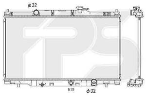 Радиатор охлаждения HONDA CRV 2002-2006 FP 30 A588-X