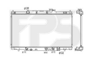 Радиатор охлаждения HONDA CRV 2002-2006 FP 30 A589-X