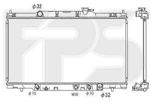 Радиатор охлаждения HONDA CRV 2002-2006 FP 30 A589-X