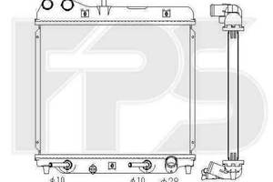 Радиатор охлаждения HONDA JAZZ 2001-2005 FP 30 A94-X
