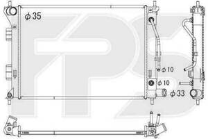 Радиатор охлаждения Hyundai Elantra MD (11-14), i30 (12-18) АКПП, бенз. (HCC) FP 32 A374-X