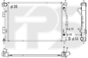 Радиатор охлаждения Hyundai Elantra MD (11-14), i30 (12-18) АКПП, бенз. (Koyorad) FP 32 A374-Q