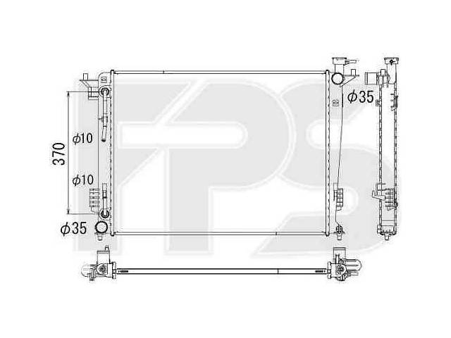 Радиатор охлаждения HYUNDAI ix35 2010- FP 32 A175-X