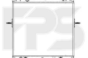 Радиатор охлаждения Hyundai / Kia (NISSENS) FP 40 A185