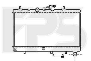 Радиатор охлаждения Hyundai / Kia (NISSENS) FP 40 A887