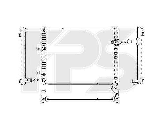 Радиатор охлаждения INFINITI FX35 / 55 2009- FP 50 A344-X