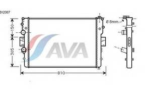 Радіатор охолодження IVECO Daily (02-) Glyser 132087