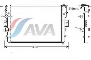 Радиатор охлаждения IVECO Daily (02-) Glyser 132087