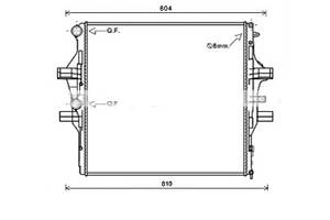 Радиатор охлаждения IVECO Daily(12-) Glyser 132125