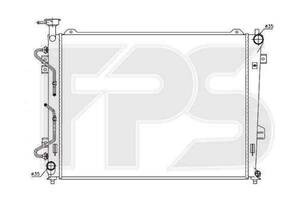 Радиатор охлаждения KIA CARENS 2007-2011 2.0 i - 16V. CVVT