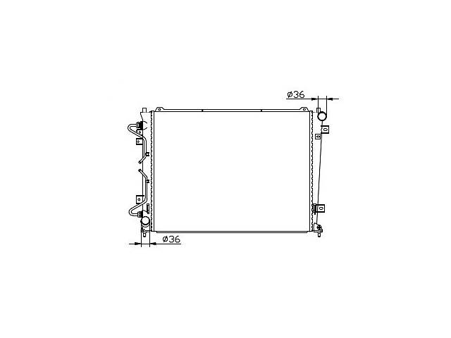 Радіатор охолодження KIA Carens III Glyser 152999 (2006-2013)