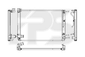 Радиатор охлаждения Lexus RX (04-08) 3.5 АКПП, конд. (Koyorad) FP 81 A245-X