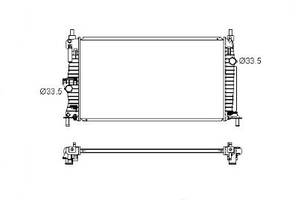 Радиатор охлаждения MAZDA 3(09-) Glyser 202254