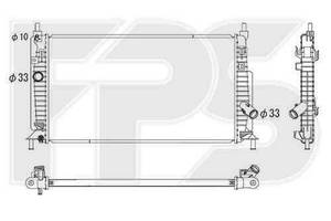 Радиатор охлаждения MAZDA 3 (BL) 2009-2012 SDN / HB FP 44 A306-X