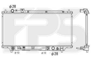 Радиатор охлаждения MAZDA 323 1995-1998 C (BA) FP 44 A630-X