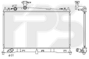 Радиатор охлаждения MAZDA 6 (GG / GY) 2002-2008 FP 44 A969-X